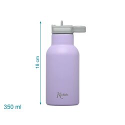 KIOKIDS BOTELLA ROSA DE ACERO INOXIDABLE 350ML KIOKIDS. PUERICULTURA Y COMPLEMENTOS PARA BEBES - COMIDA VASOS TAZAS . Color