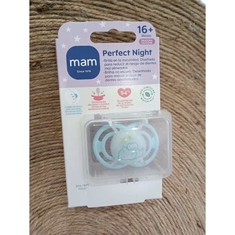 S145  Pack simple  chupete perfect night 16+ meses. PUERICULTURA Y COMPLEMENTOS PARA BEBES - PORTEO LACTANCIA TETINAS ACCESORIOS