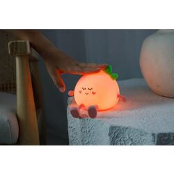 InnoGIO Luz Nocturna de Silicona GIOpeach GIO-148. PUERICULTURA Y COMPLEMENTOS PARA BEBES MOBILIARIO DECORACION - SEGURIDAD