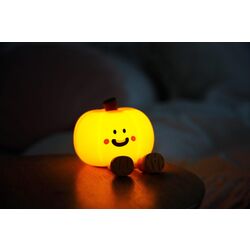 InnoGIO Luz Nocturna de Silicona GIOpumpkin GIO-146. PUERICULTURA Y COMPLEMENTOS PARA BEBES - SEGURIDAD ACCESORIOS DE CASA