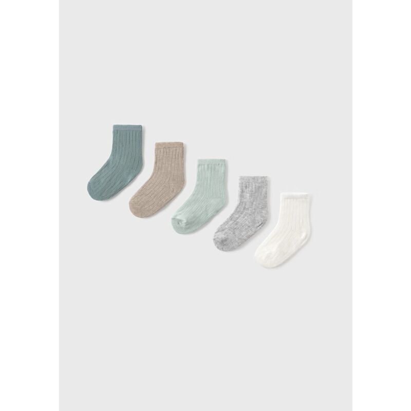 9918 SET 6 CALCETINES MAYORAL. ROPA PARA BEBES ,PREMAMA Y COLEGIAL - DE 0 5 AÑOS INVIERNO RECIEN NACIDO 0-1M 50CM . Color 756