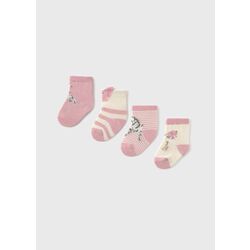 9921 SET 4 CALCETINES MAYORAL. ROPA PARA BEBES ,PREMAMA Y COLEGIAL - DE 0 5 AÑOS INVIERNO RECIEN NACIDO 0-1M 50CM . CALZADO 15