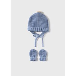 9929 CONJUNTO GORRO MANOPLAS MAYORAL. ROPA PARA BEBES ,PREMAMA Y COLEGIAL - DE 0 5 AÑOS INVIERNO RECIEN NACIDO 0-1M 50CM . Color