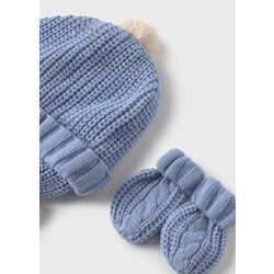 9929 CONJUNTO GORRO MANOPLAS MAYORAL. ROPA PARA BEBES ,PREMAMA Y COLEGIAL - DE 0 5 AÑOS INVIERNO RECIEN NACIDO 0-1M 50CM . Color