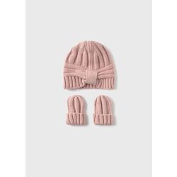 9930 CONJUNTO GORRO Y MANOPLAS MAYORAL. ROPA PARA BEBES ,PREMAMA Y COLEGIAL - DE 0 5 AÑOS INVIERNO RECIEN NACIDO 0-1M 50CM .