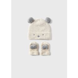 9933 SET DE GORRO Y CALCETÍN MAYORAL. ROPA PARA BEBES ,PREMAMA Y COLEGIAL - DE 0 5 AÑOS INVIERNO RECIEN NACIDO 0-1M 50CM .