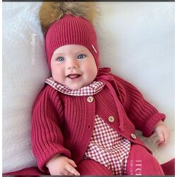 1501355 Pelele cuadros cereza todo tela pangasa. ROPA PARA BEBES ,PREMAMA Y COLEGIAL - DE 0 5 AÑOS INVIERNO NIÑA Peleles . Color