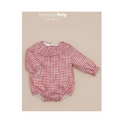 1501355 Pelele cuadros cereza todo tela pangasa. ROPA PARA BEBES ,PREMAMA Y COLEGIAL - DE 0 5 AÑOS INVIERNO NIÑA Peleles . Color
