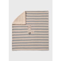 9956 MANTA CON BORREGO MAYORAL. ROPA PARA BEBES ,PREMAMA Y COLEGIAL - DE 0 5 AÑOS INVIERNO RECIEN NACIDO 0-1M 50CM