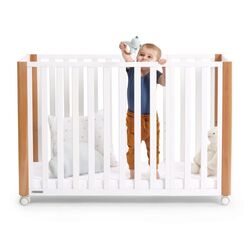 Cuna de Madero KOYA kinderckraft. MOBILIARIO Y DECORACION PARA BEBE - CUNAS . Color Blanco. 