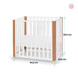 Cuna de Madero KOYA kinderckraft. MOBILIARIO Y DECORACION PARA BEBE - CUNAS . Color Blanco. 
