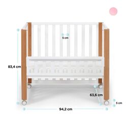 Cuna de Madero KOYA kinderckraft. MOBILIARIO Y DECORACION PARA BEBE - CUNAS . Color Blanco. 