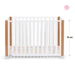 Cuna de Madero KOYA kinderckraft. MOBILIARIO Y DECORACION PARA BEBE - CUNAS . Color Blanco. 