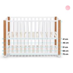 Cuna de Madero KOYA kinderckraft. MOBILIARIO Y DECORACION PARA BEBE - CUNAS . Color Blanco. 