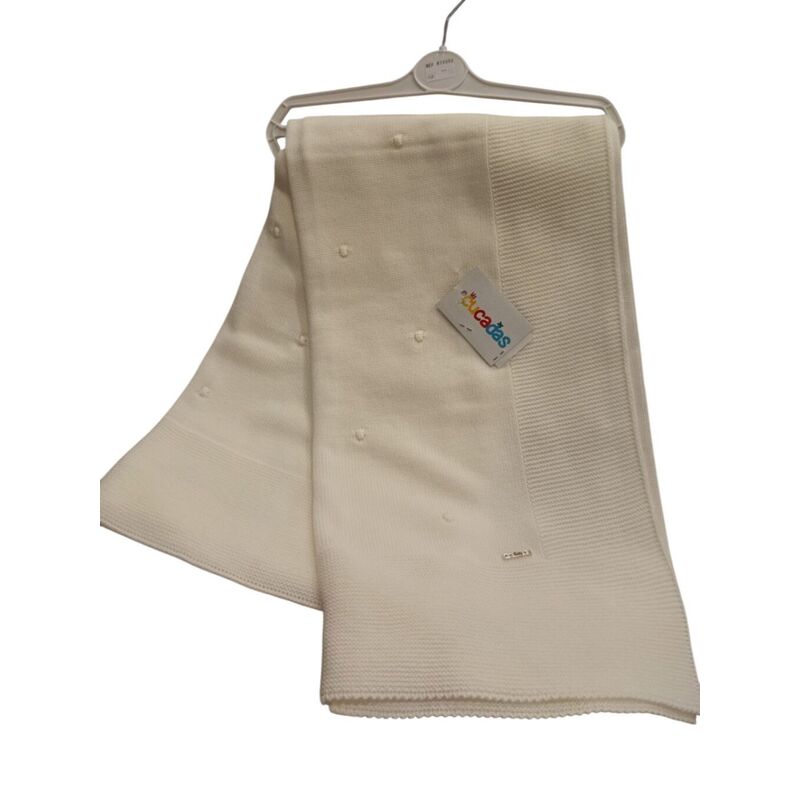 MT9052 Manta Bebé Mis Cucadas. COCHECITOS-CARRICOCHES PARA BEBE SACOS Y TEXTILES CHALES MANTAS ACCESORIOS DE . Color CRUDO. 