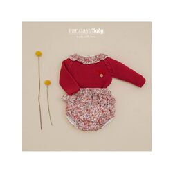 1531350 Conjunto braguita flores cereza  pangasa. ROPA PARA BEBES ,PREMAMA Y COLEGIAL - DE 0 5 AÑOS INVIERNO NIÑA Conjuntos .
