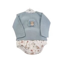1531833 Conjunto braguita Bambi y conejo pangasa. ROPA PARA BEBES ,PREMAMA Y COLEGIAL - DE 0 5 AÑOS INVIERNO NIÑO Conjuntos