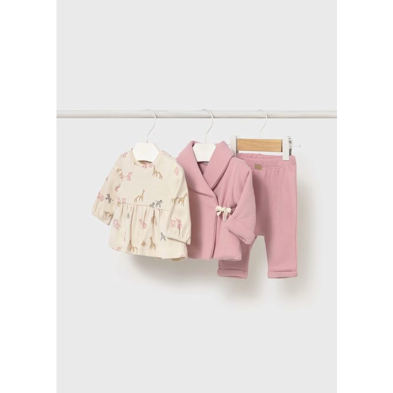 2561 CONJUNTO PANTALON 3 PIEZAS MAYORAL. ROPA PARA BEBES ,PREMAMA Y COLEGIAL - DE 0 5 AÑOS INVIERNO RECIEN NACIDO 0-1M 50CM .