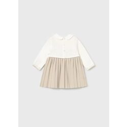 2804 VESTIDO TRICOT MAYORAL. ROPA PARA BEBES ,PREMAMA Y COLEGIAL - DE 0 5 AÑOS INVIERNO RECIEN NACIDO 0-1M 50CM . Color Beige.