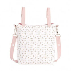 BOLSO TALEGA AURA BEIGE/FLORES 12X40X35 CM CAMBRASS. COCHECITOS-CARRICOCHES PARA BEBE SACOS Y TEXTILES BOLSOS ,TALEGAS MALETAS .