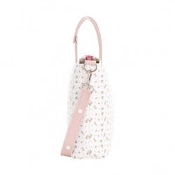 BOLSO TALEGA AURA BEIGE/FLORES 12X40X35 CM CAMBRASS. COCHECITOS-CARRICOCHES PARA BEBE SACOS Y TEXTILES BOLSOS ,TALEGAS MALETAS .