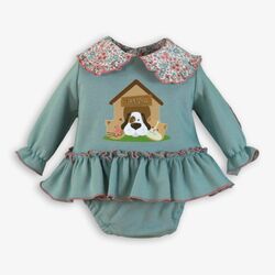 38003623 CONJUNTO BEBE NIÑA MIRANDA. ROPA PARA BEBES ,PREMAMA Y COLEGIAL - DE 0 5 AÑOS INVIERNO NIÑA Conjuntos . Color Verde.