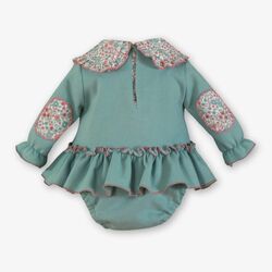 38003623 CONJUNTO BEBE NIÑA MIRANDA. ROPA PARA BEBES ,PREMAMA Y COLEGIAL - DE 0 5 AÑOS INVIERNO NIÑA Conjuntos . Color Verde.