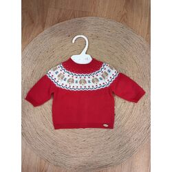 2336 JERSEY MAYORAL. ROPA PARA BEBES ,PREMAMA Y COLEGIAL - DE 0 5 AÑOS INVIERNO RECIEN NACIDO 0-1M 50CM . Color Rojo. TALLAS 0 1