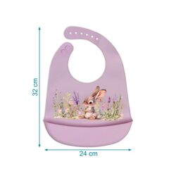 5375 Babero blandito silicona lavanda kiokids. PUERICULTURA Y COMPLEMENTOS PARA BEBES - COMIDA BABEROS . Color LILA. 