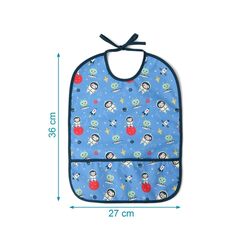 5656 Babero impermeable azul kiokids. PUERICULTURA Y COMPLEMENTOS PARA BEBES - COMIDA BABEROS . Color Azul. 