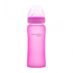 BIBERON DE CRISTAL MILKHERO 300 ml EVERYDAY Capacidad 300 ml.. PUERICULTURA Y COMPLEMENTOS PARA BEBES - PORTEO LACTANCIA