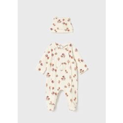 2705 Pelele con gorro orejitas recién nacida. ROPA PARA BEBES ,PREMAMA Y COLEGIAL - DE 0 5 AÑOS INVIERNO RECIEN NACIDO 0-1M 50CM