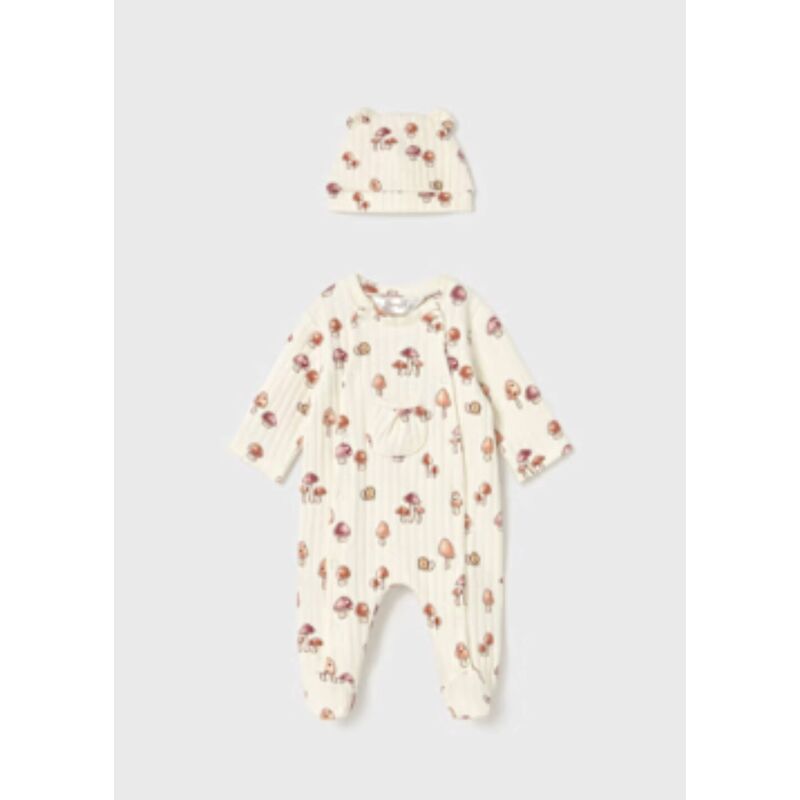 2705 Pelele con gorro orejitas recién nacida. ROPA PARA BEBES ,PREMAMA Y COLEGIAL - DE 0 5 AÑOS INVIERNO RECIEN NACIDO 0-1M 50CM