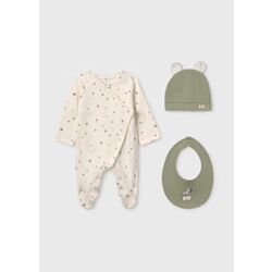 9979 Conjunto 3 piezas regalo unisex bebé. ROPA PARA BEBES ,PREMAMA Y COLEGIAL - DE 0 5 AÑOS INVIERNO RECIEN NACIDO 0-1M 50CM .