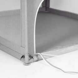 930103 PARQUE L120X120 CM GRIS MS. PUERICULTURA Y COMPLEMENTOS PARA BEBES - CASA PARQUES . Color GRIS . 