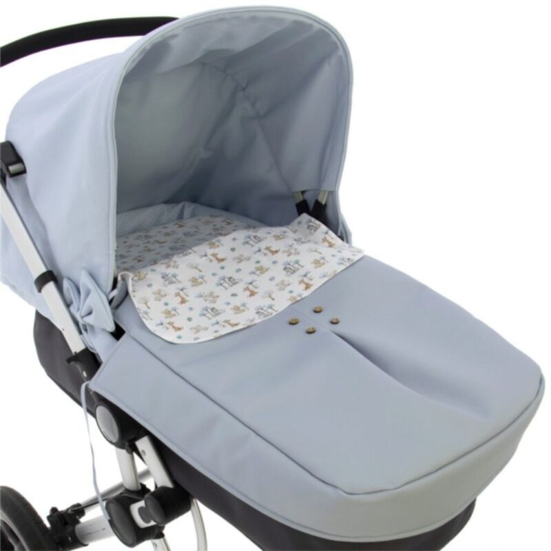 Saco coche con colcha 51106T Rosy Fuentes. COCHECITOS-CARRICOCHES PARA BEBE SACOS Y TEXTILES DE CAPAZO ACCESORIOS . Color Azul.  Saco coche con colcha 51106T Rosy Fuentes. COCHECITOS-CARRICOCHES PARA BEBE SACOS Y TEXTILES DE CAPAZO ACCESORIOS . Color Azul.