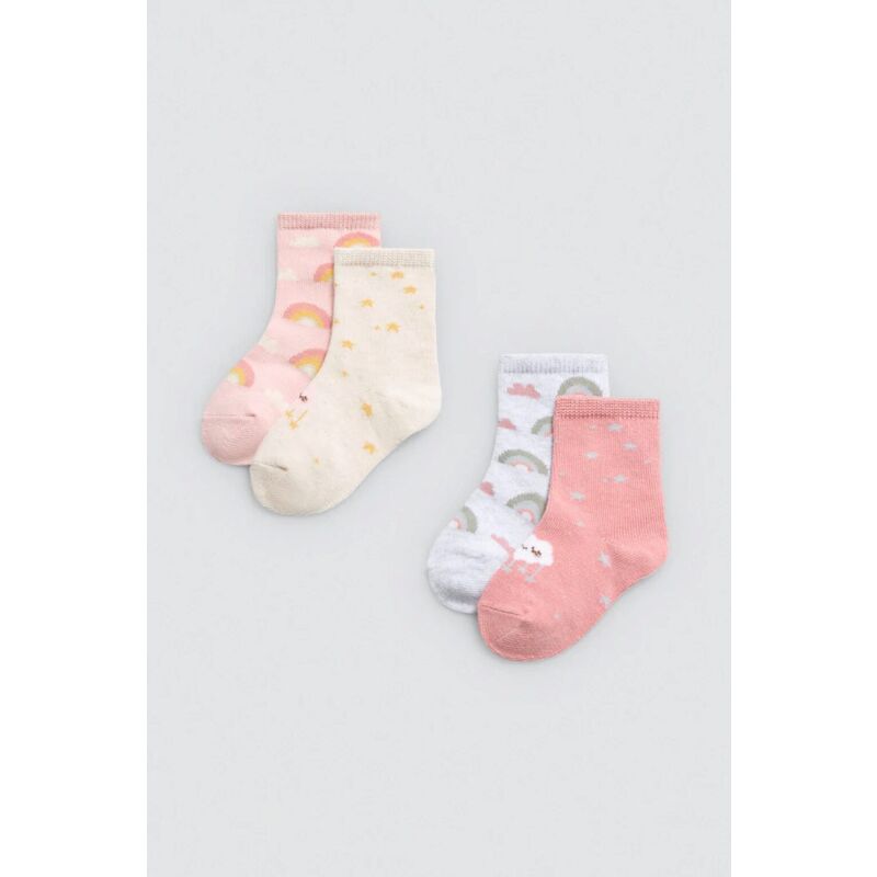 52860 Calcetín bebé pack de dos Isabel Mora. ROPA PARA BEBES ,PREMAMA Y COLEGIAL - DE 0 5 AÑOS INTERIOR LEOTARDOS CALCETINES .