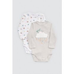 25608 BODY BEBÉ MANGA LARGA PACK DE 2  YSABEL MORAYSABEL MORA. ROPA PARA BEBES ,PREMAMA Y COLEGIAL - DE 0 5 AÑOS INTERIOR Bodys