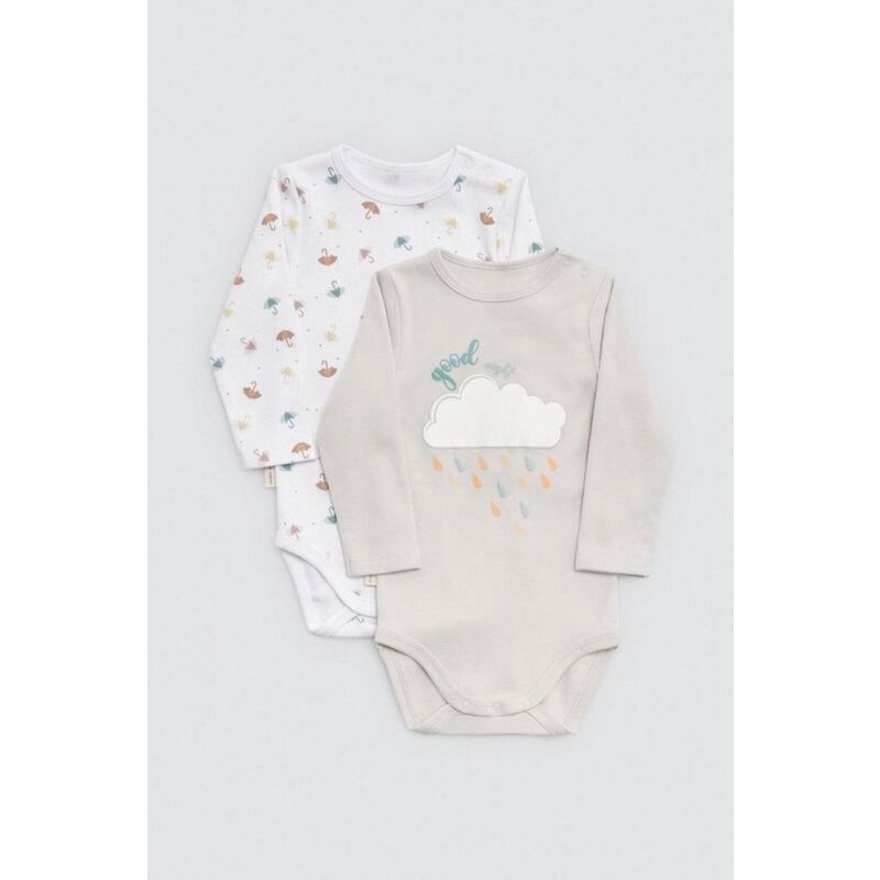 25608 BODY BEBÉ MANGA LARGA PACK DE 2  YSABEL MORAYSABEL MORA. ROPA PARA BEBES ,PREMAMA Y COLEGIAL - DE 0 5 AÑOS INTERIOR Bodys