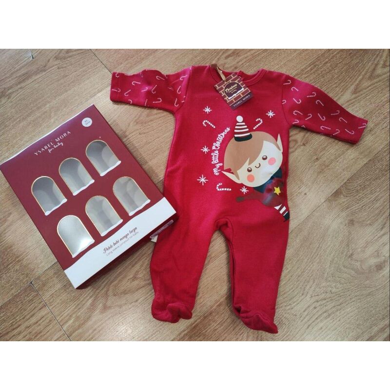 25617 PELELE BEBÉ MANGA LARGA NAVIDAD YSABEL MORA. ROPA PARA BEBES ,PREMAMA Y COLEGIAL - DE 0 5 AÑOS INTERIOR Pijamas Niño Niña