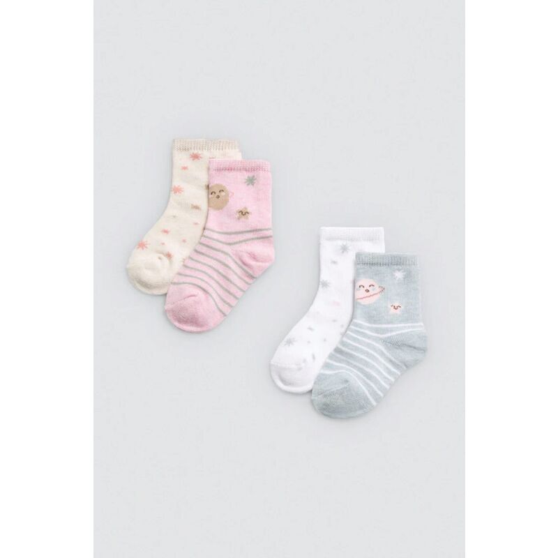 52861 Calcetín bebe pack de dos unidades Isabel Mora. ROPA PARA BEBES ,PREMAMA Y COLEGIAL - DE 0 5 AÑOS INTERIOR LEOTARDOS