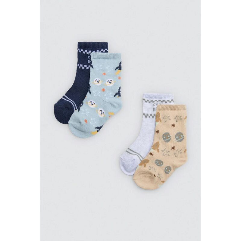 52867 Calcetín bebé pack de dos Isabel Mora. ROPA PARA BEBES ,PREMAMA Y COLEGIAL - DE 0 5 AÑOS INTERIOR LEOTARDOS CALCETINES .