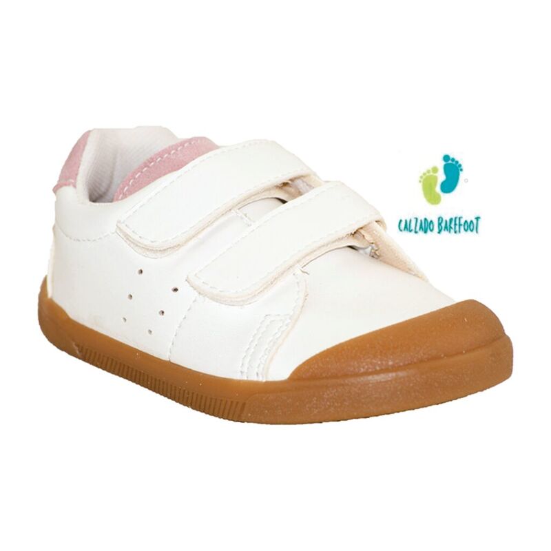 140 PLAYERO BAREFOOT FLOSSY STYLE 2 VELCROS   MOTESA. ZAPATOS PARA BEBE - CALZADO NIÑO NIÑA Playeros BAREFOOT . CALZADO 22.