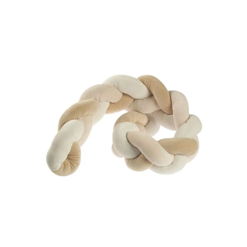 10782 TRENZA 200CM GAMBERRITOS. MOBILIARIO Y DECORACION PARA BEBE - ROPA CUNA MINICUNA EDREDONES PROTECTORES . Color Beige. 
