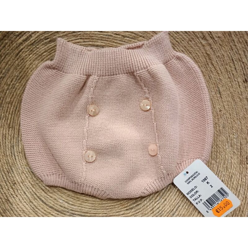 1067 RANITA DE PUNTO CON BOTONES GRANLEI. ROPA PARA BEBES ,PREMAMA Y COLEGIAL - DE 0 5 AÑOS INVIERNO NIÑA . TALLAS 2 años. 