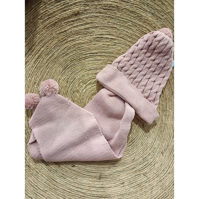 023AM-854 GORRO BUFANDA TALLA UNICA SARDON. ROPA PARA BEBES ,PREMAMA Y COLEGIAL - DE 0 5 AÑOS INVIERNO GORROS BUFANDAS GUANTES