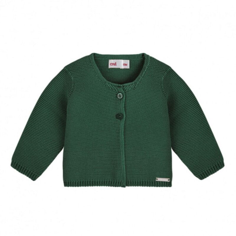 Chaqueta larga punto bobo verde botella 780 Cóndor. ROPA PARA BEBES ,PREMAMA Y COLEGIAL - DE 0 5 AÑOS INVIERNO NIÑO NIÑA