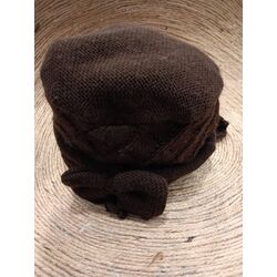GORRO DE ATAR  300 MARRON  JOSE LUIS NAVARRO. ROPA PARA BEBES ,PREMAMA Y COLEGIAL - DE 0 5 AÑOS INVIERNO GORROS BUFANDAS GUANTES