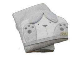 541 CAPA BAÑO CONEJO GRIS GARVEL. PUERICULTURA Y COMPLEMENTOS PARA BEBES - BAÑO TOALLAS CAPAS DE . Color GRIS . 