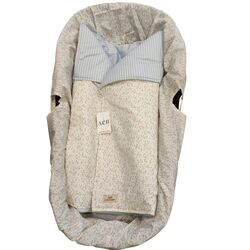 Saco arrullo y cubre capazo colección CuaCua Chari 523. COCHECITOS-CARRICOCHES PARA BEBE SACOS Y TEXTILES DE SOBRE PUNTO CAPAZO